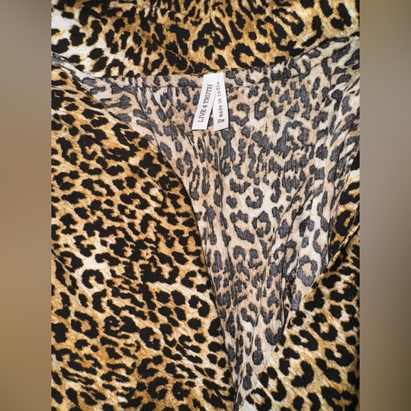 Forever 21 Plus Size Leopard Print Kimono 2XL NWOT - Picture 7 of 13